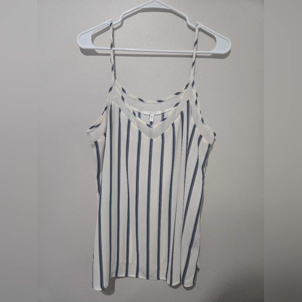 Maurices Striped Tank Adjustable Straps Womens Large